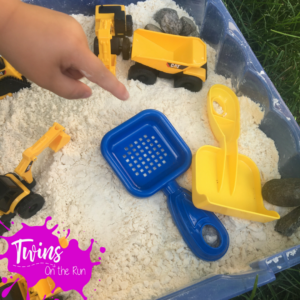 construction sensory box