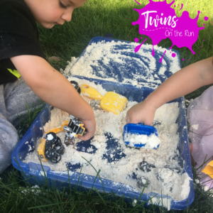 construction sensory box