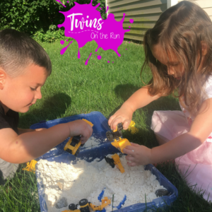 construction sensory box