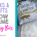 have some winter fun with this winter theme preschool & toddler sensory box!