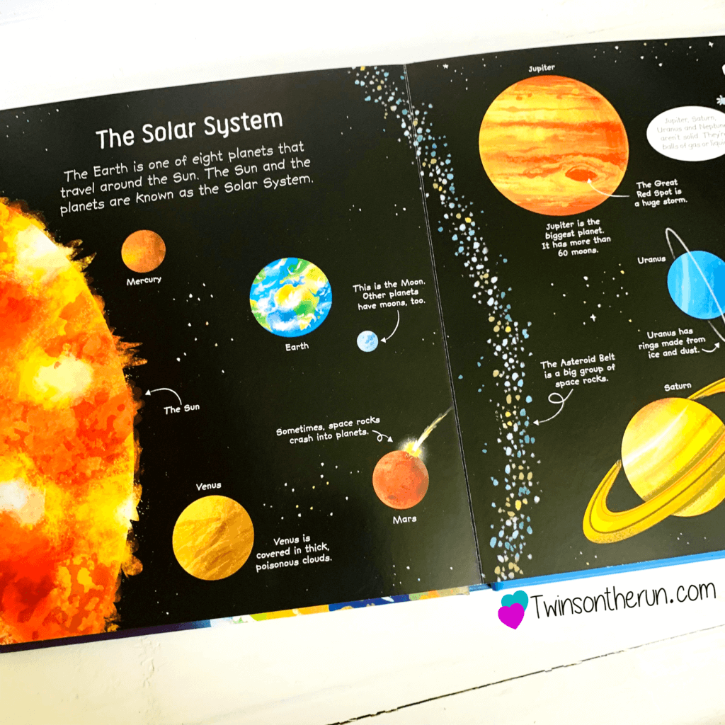usborne very first space book