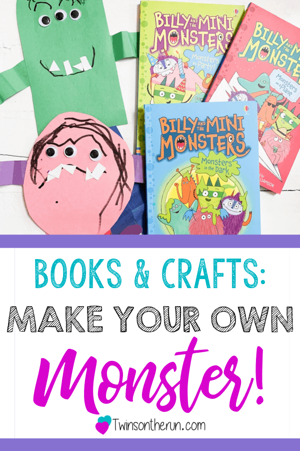 Books Crafts Make Your Own Monster Craft Twins On The Run